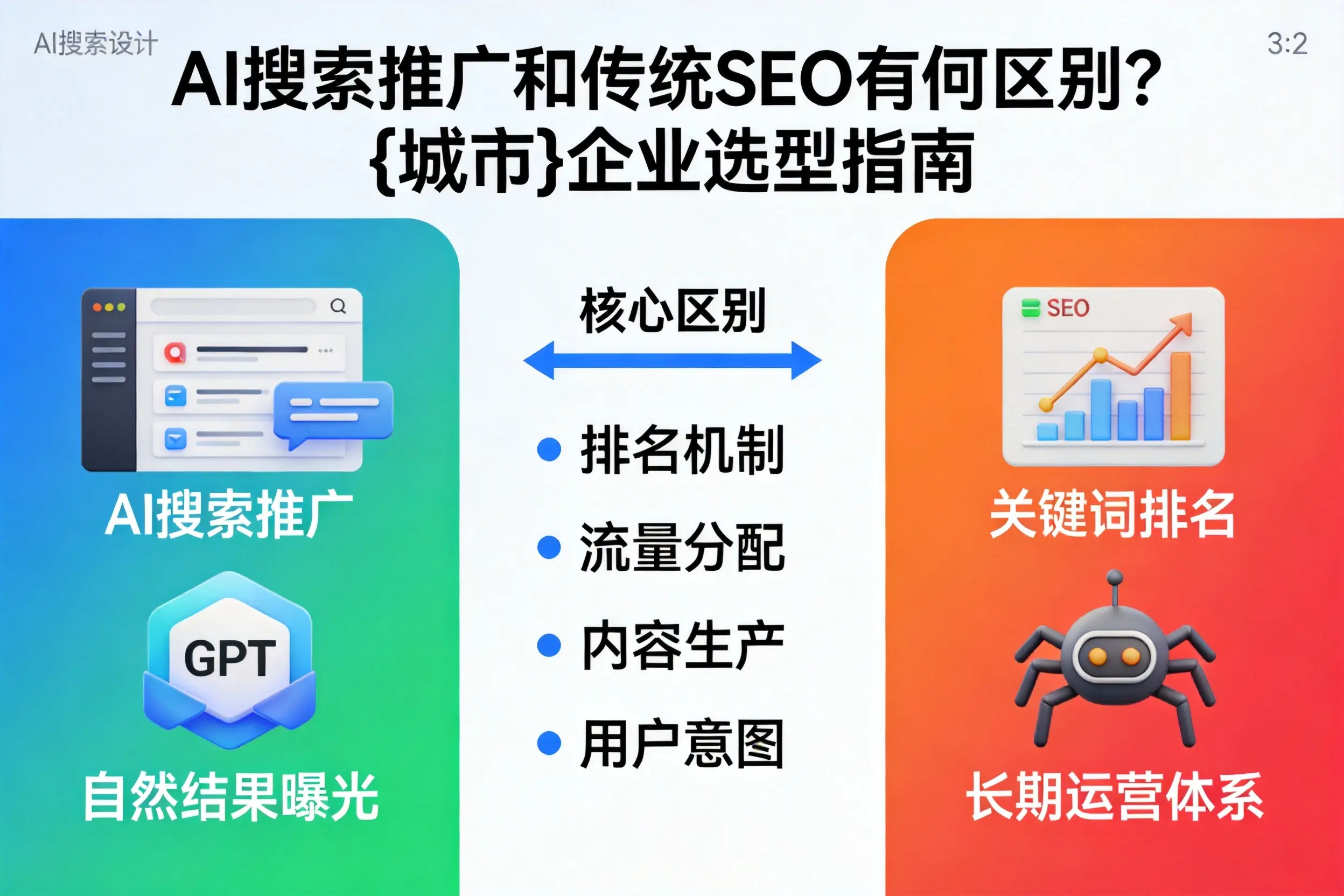 AI搜索推广和传统SEO有何区别？池州企业选型指南