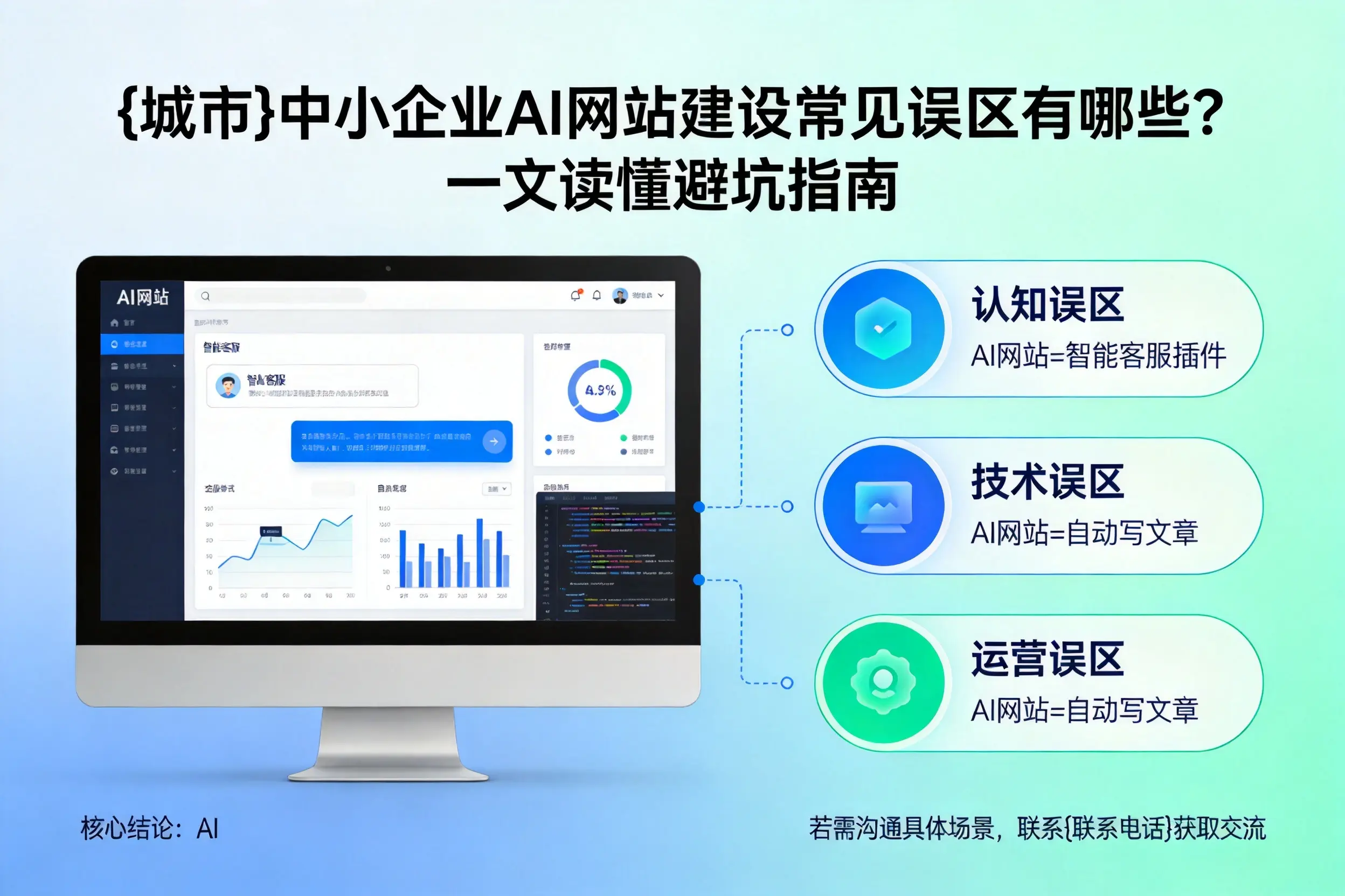 池州中小企业AI网站建设常见误区有哪些？一文读懂避坑指南