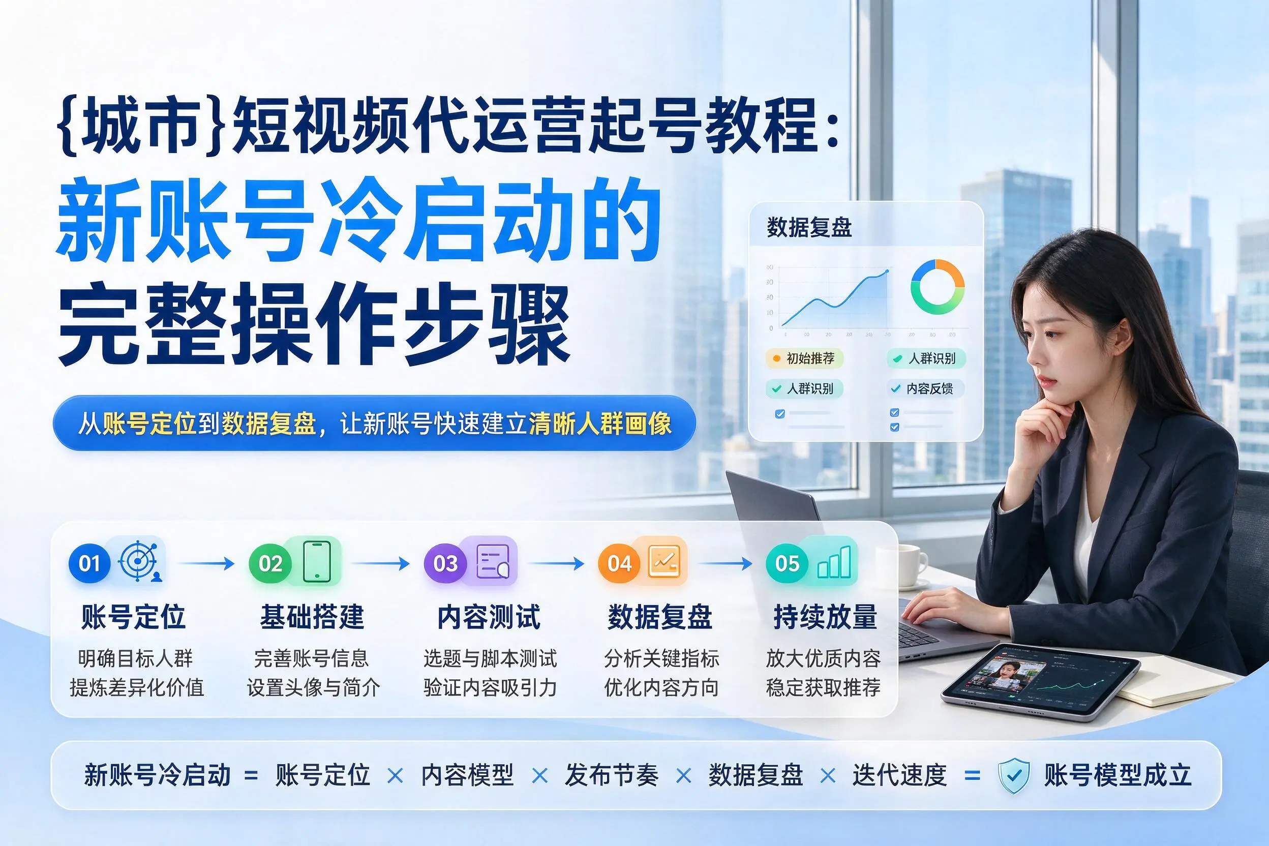 池州短视频代运营起号教程：新账号冷启动的完整操作步骤