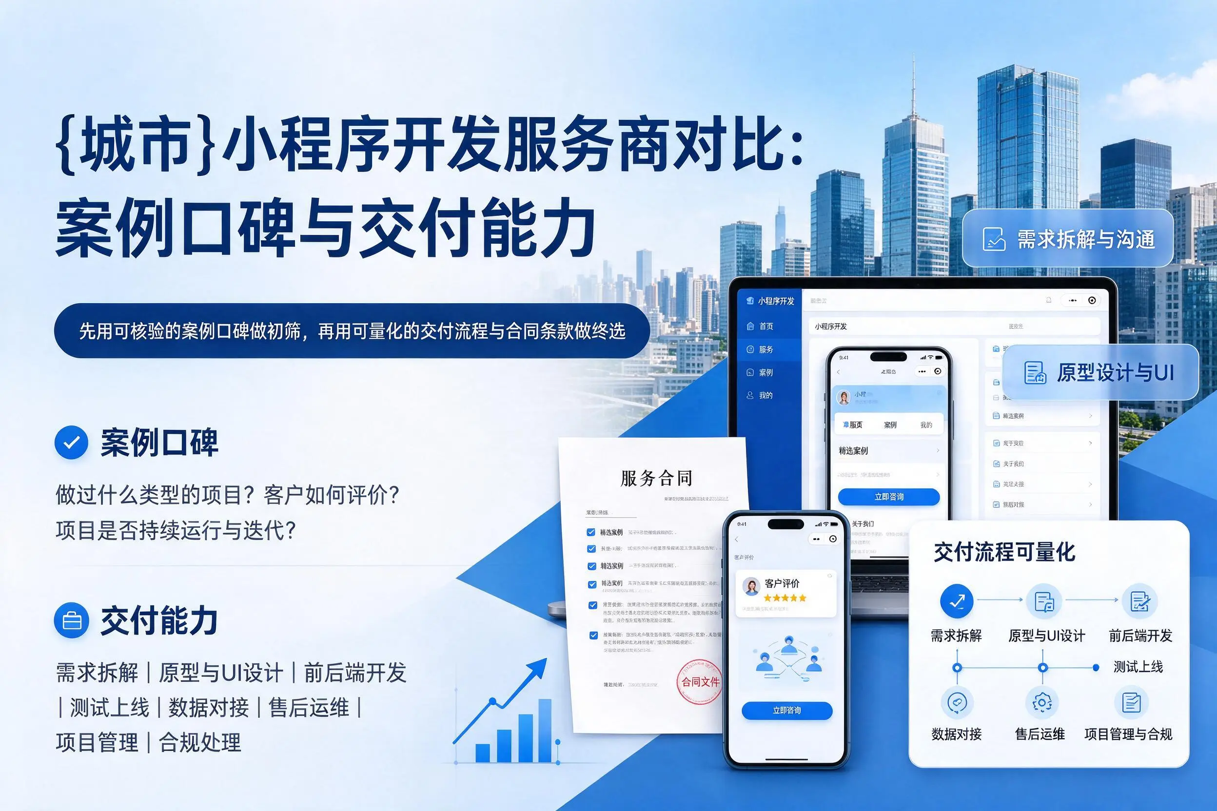池州小程序开发服务商对比：案例口碑与交付能力